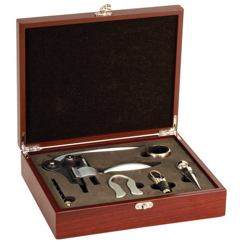 Rosewood Wine Tool Set 5-Piece