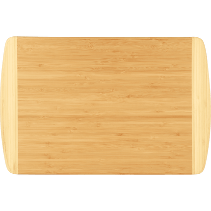 Bamboo 2-Tone Cutting Board large
