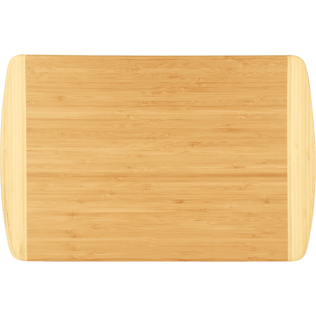 Bamboo 2-Tone Cutting Board large